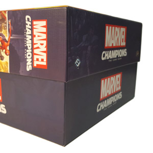 Insert dodatkowy do gry Marvel Champions po połączeniu z podstawowym insertem