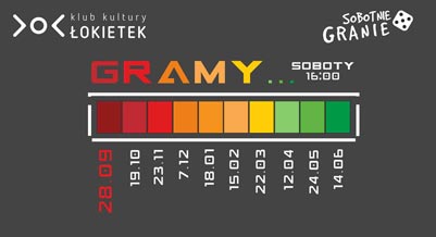 Sobotnie granie - planszówkowe spotkania w Klubie Kultury Łokietek