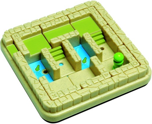 Gra logiczna Tajemnice Świątyni Smart Games - układaj ściany i schody, by  uciec z labiryntu! - IUVI Games