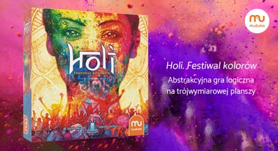 Holi: Festiwal Kolorów - logiczna gra planszowa
