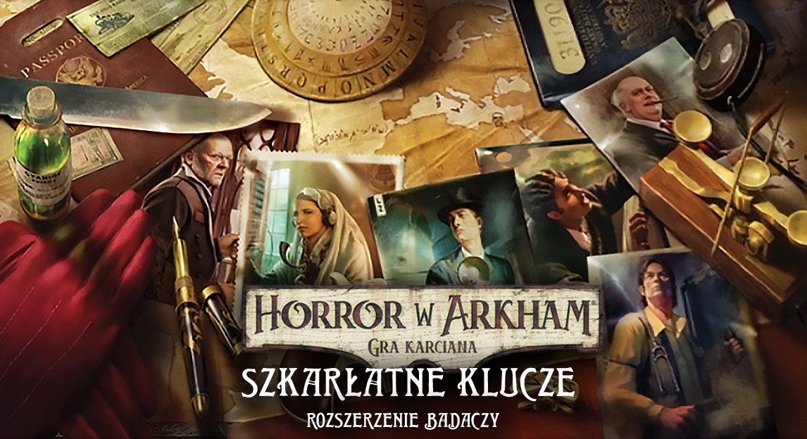 Horror w Arkham: Gra Karciana - Szkarłatne Klucze - Rozszerzenie Badaczy