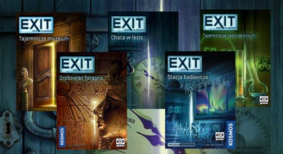 Exit - gry planszowe- łamigłówki