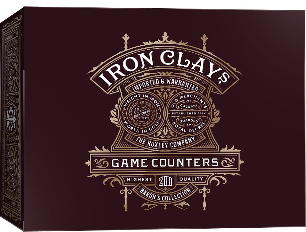 Iron Clays - żetony deluxe to gry Brass (200szt.)