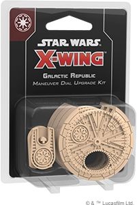 Star Wars x-wing 2.0 - Galactic Republic Maneuver Dial Upgrade Kit (druga edycja)