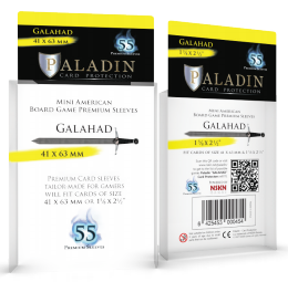 Koszulki na karty Paladin Premium Galahad (41x63) Mini American - 55 szt.