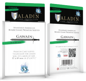 Koszulki na karty Paladin Gawain Premium (57x89)  Standard American - 55 sztuk