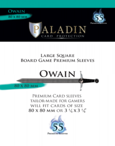 Koszulki na karty Paladin Owain Premium (80x80)  Large Square - 55 sztuk