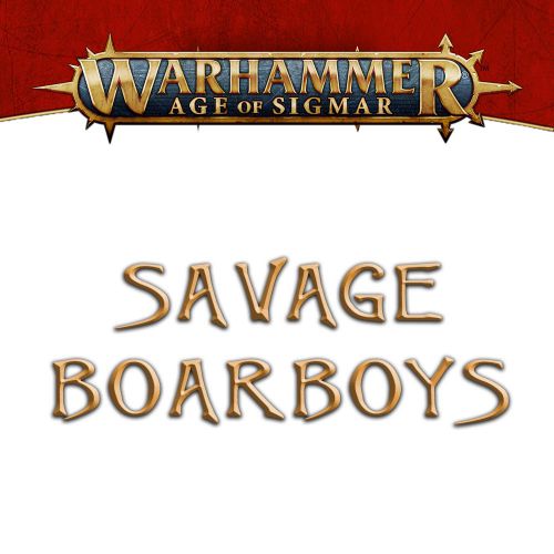 Warhammer Age of Sigmar - Savage Boarboys