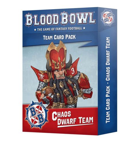 Blood Bowl: Chaos Dwarf Team - Card Pack