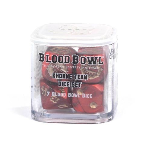 Zestaw Kości - Blood Bowl: Khorne Dice Set