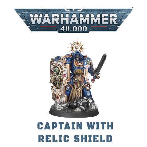 Warhammer 40000: Space Marines - Captain with Relic Shield