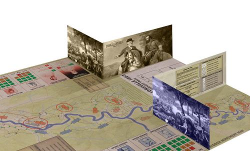 chancellorsville-1863-board-game-components