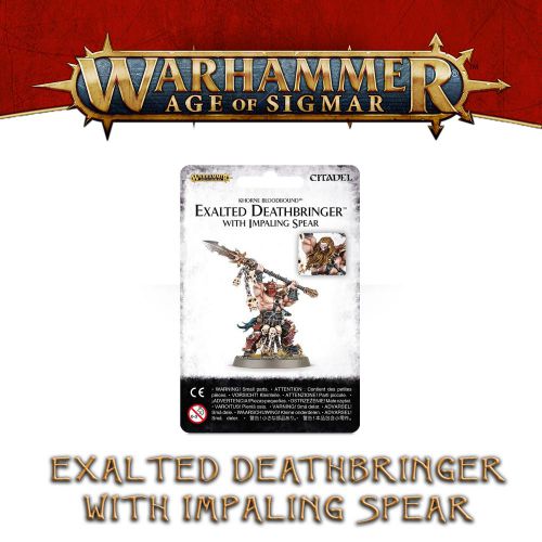 Warhammer : Age of Sigmar - Exalted Deathbringer with Impaling Spear