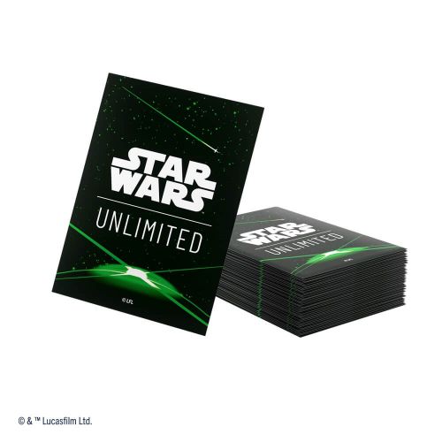 Gamegenic: Star Wars Unlimited - Art Sleeves - Card Back Green