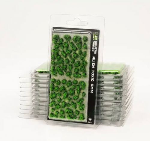 Gamers Grass: Grass tufts - 6 mm - Alien Toxic (Wild)