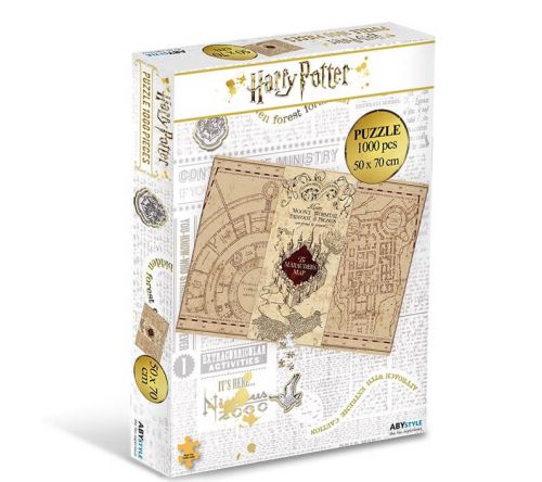 Harry Potter: Mapa Huncwotów - puzzle (1000 elementów)