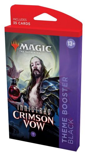 Magic The Gathering: Innistrad Crimson Vow Theme Booster Black