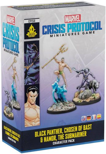 Marvel: Crisis Protocol - Black Panther, Chosen of Bast & Namor, the Submariner - Character Pack