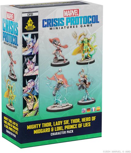 Marvel: Crisis Protocol - Mighty Thor, Lady Sif, Thor, Hero of Midgard & Loki, Prince of Lies