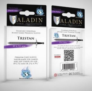 Koszulki na karty Paladin Tristan Premium (59x92) Standard European - 55 sztuk