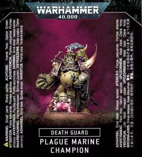 Warhammer 40000: Death Guard - Plague Marine Champion