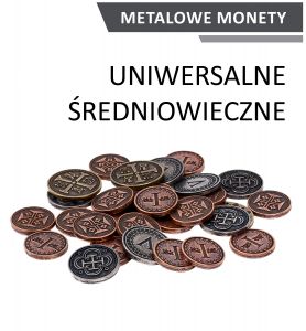 Metalowe monety - Uniwersalne Średniowieczne (zestaw 30 monet)