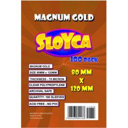 Koszulki SLOYCA Magnum Gold (80x120) - 100 szt.