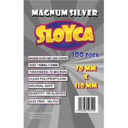 Koszulki SLOYCA Magnum Silver (70x110) - 100 szt.