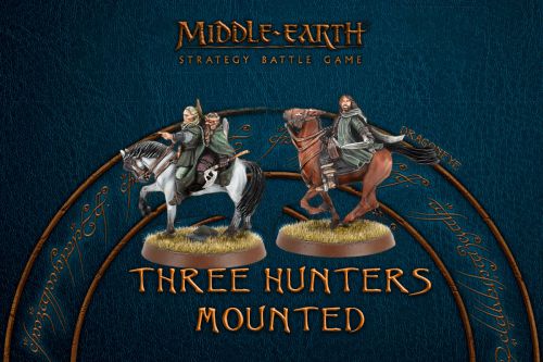 Middle-Earth SBG: Three Hunters Mounted