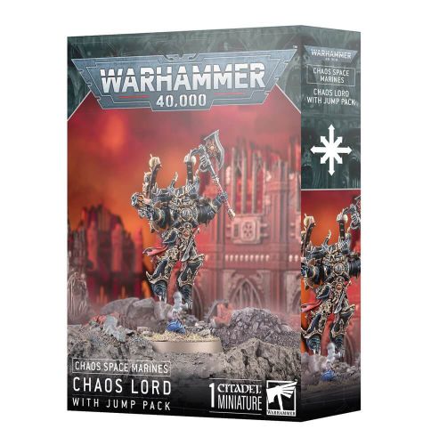 Warhammer 40000: Chaos Space Marines - Chaos Lord with Jump Pack