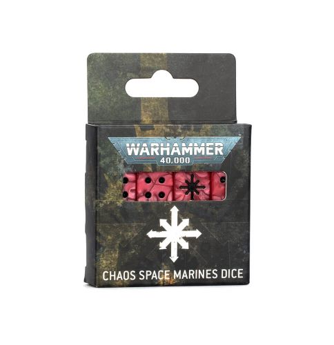Warhammer 40000: Chaos Space Marines - Dice Set