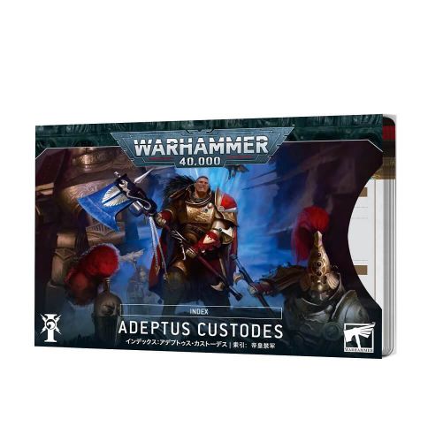 Warhammer 40000: Index Card - Adeptus Custodes (ENG)
