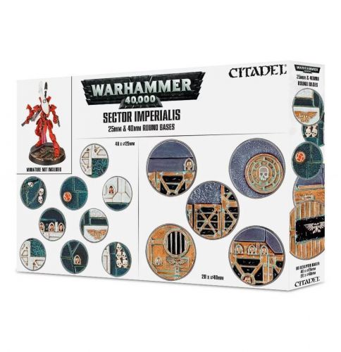 Warhammer 40,000 Sector Imperialis: 25 & 40mm Round Bases