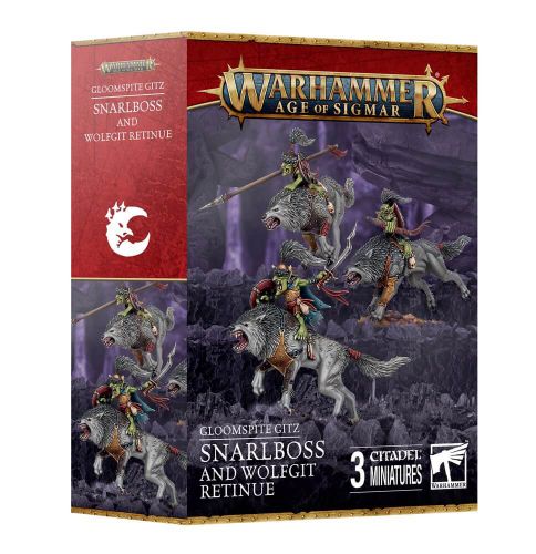 Warhammer: Age of Sigmar - Gloomspite Gitz - Snarlboss and Wolfgit Retinue