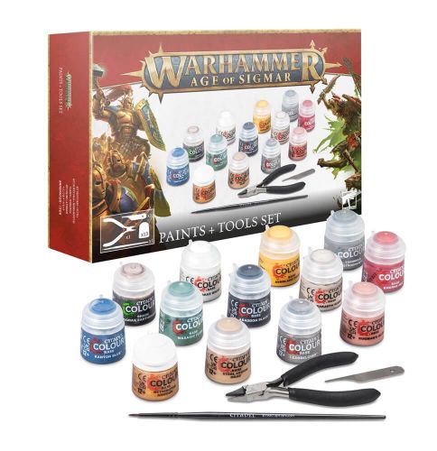 Warhammer Age of Sigmar: Paints and Tools Set (2024)