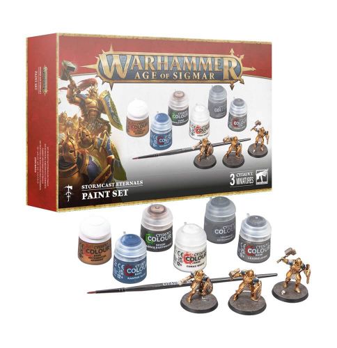 Warhammer Age of Sigmar: Stormcast Eternals Paint Set (2024)