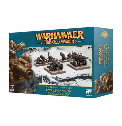 Warhammer The Old World: Dwarfen Mountain Holds - Cannon And Organ Gun