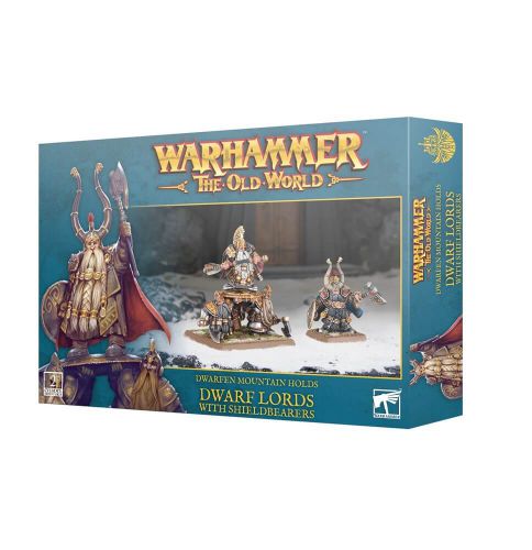 Warhammer The Old World: Dwarfen Mountain Holds - Dwarf Lords with Shieldbearers